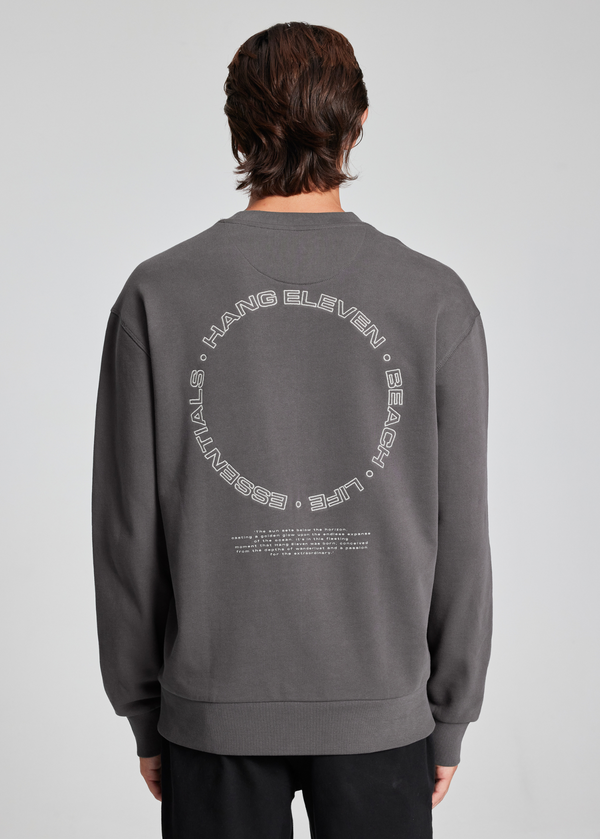 Col rond Crewneck - Anthracite