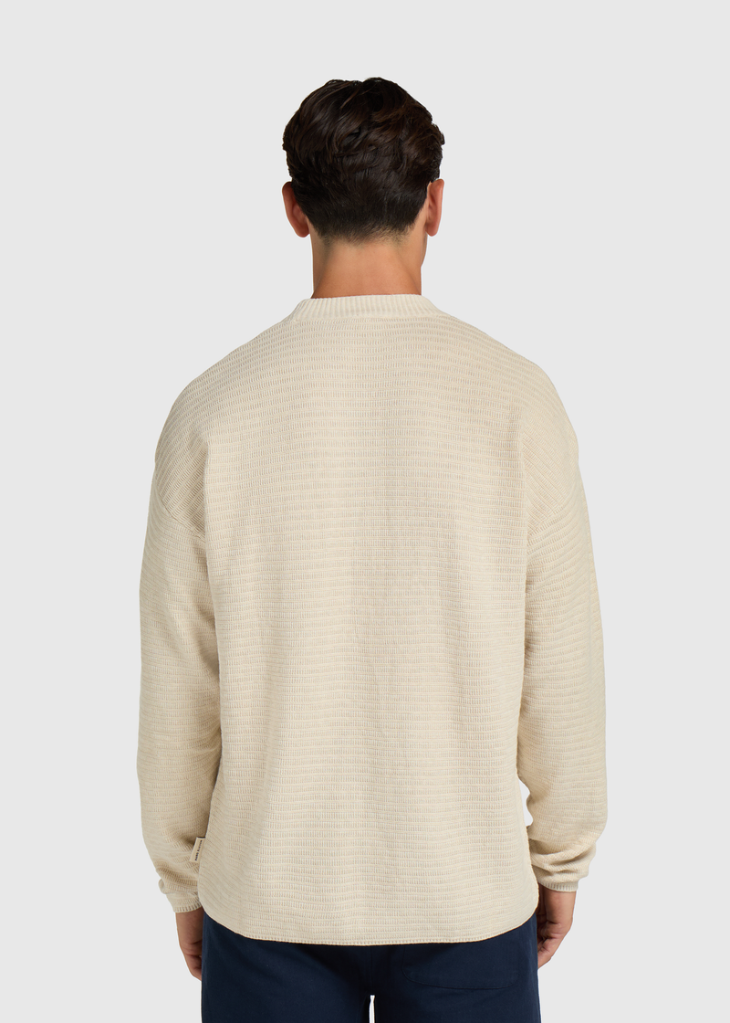 Fancy Structure Crewneck - Sand