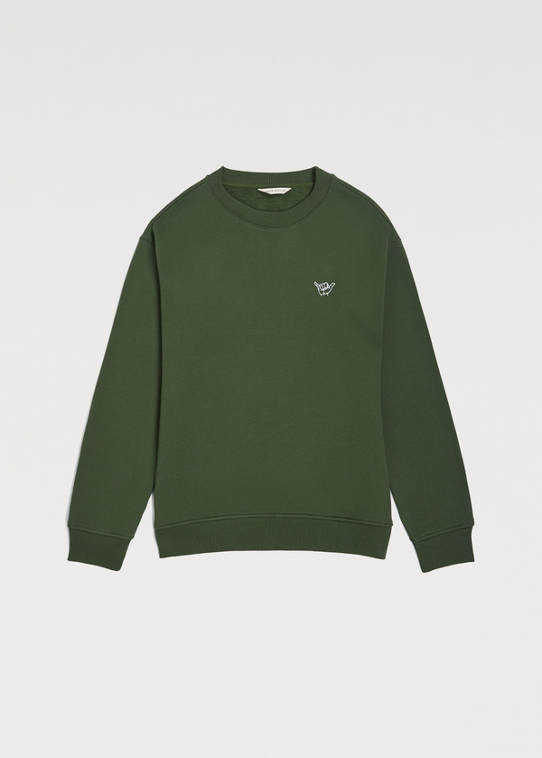 Shaka Crewneck - Vert Forêt