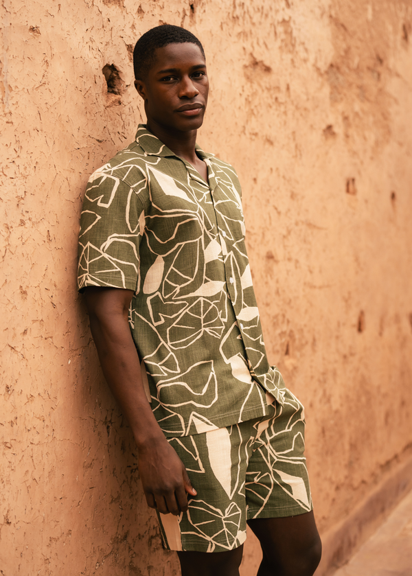 Plants Slub Shirt - Green
