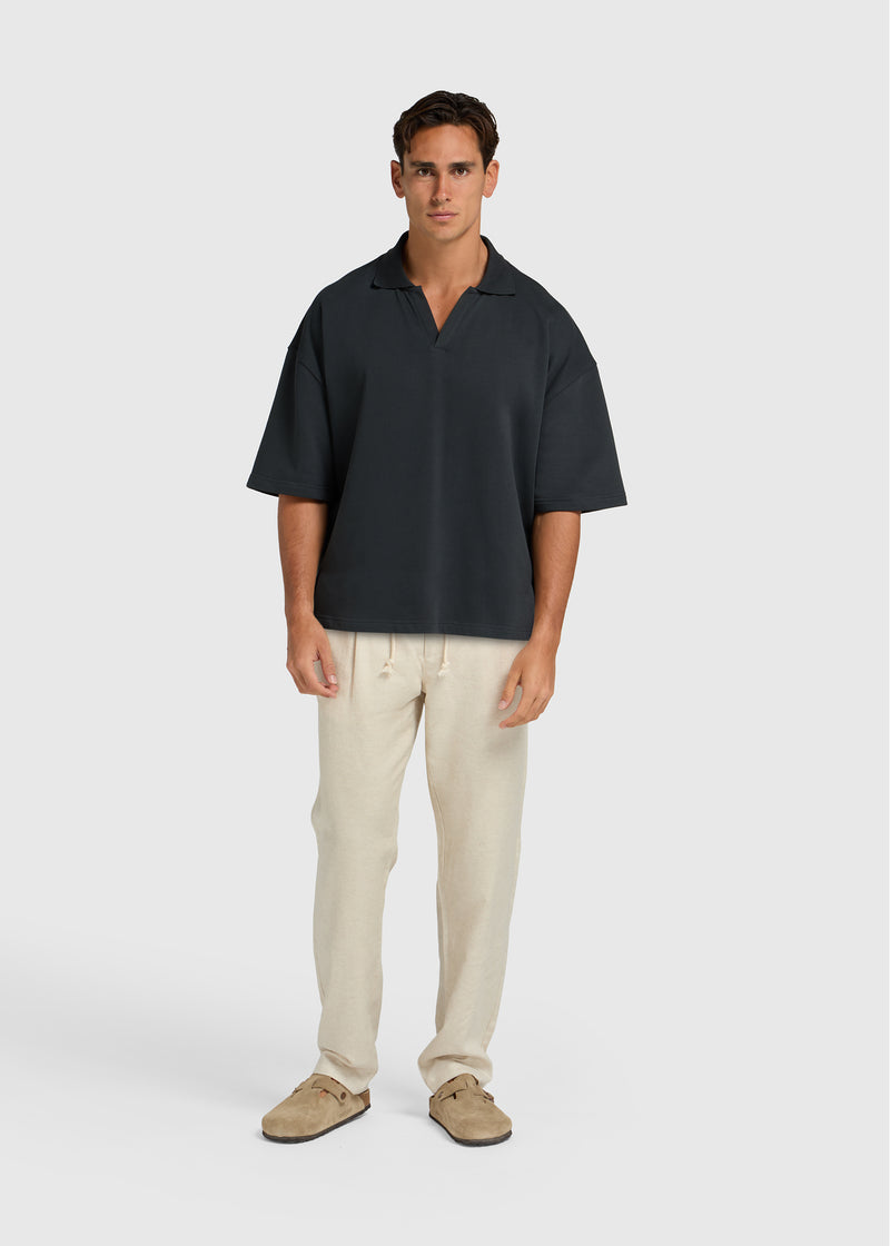 Das Boxy Polo – Off Black