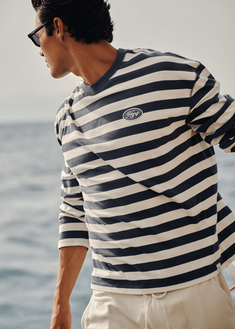 Badge Longsleeve - Ombre Blue