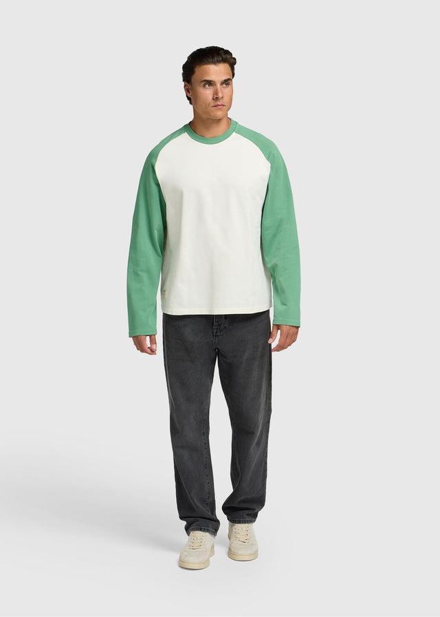 Colour Block Longsleeve - Green