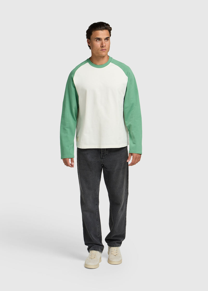 Colour Block Longsleeve - Green