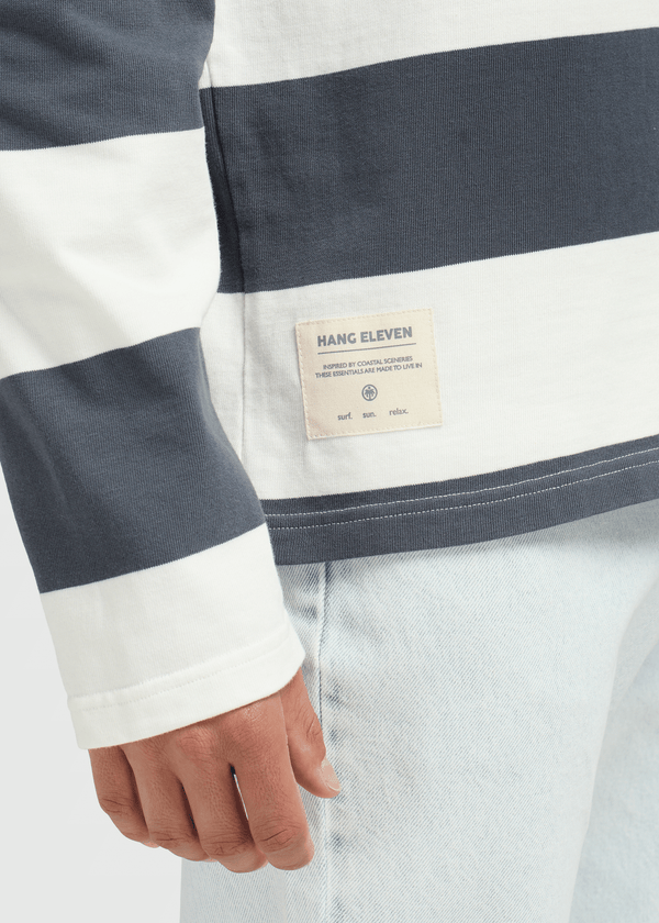 Big Stripe Longsleeve - Ombre Blue