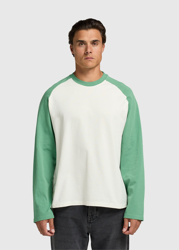 Colour Block Longsleeve - Green