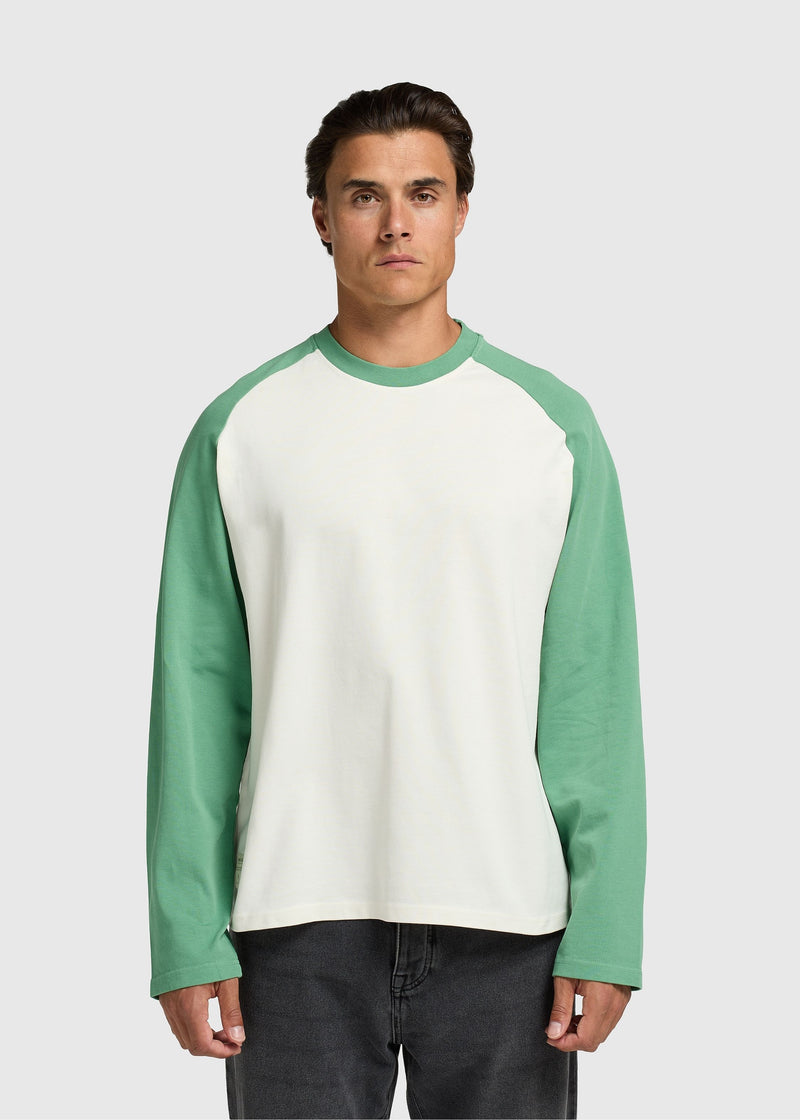 Colour Block Longsleeve - Green