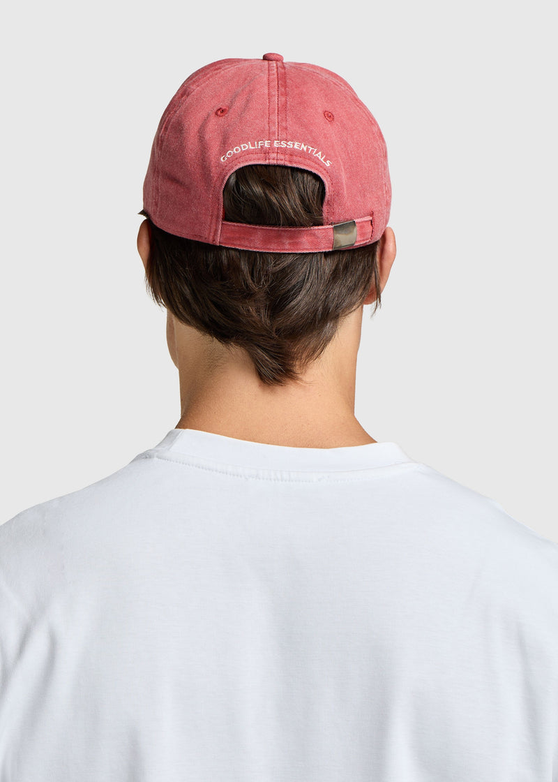 Casquette lavée - Rouge