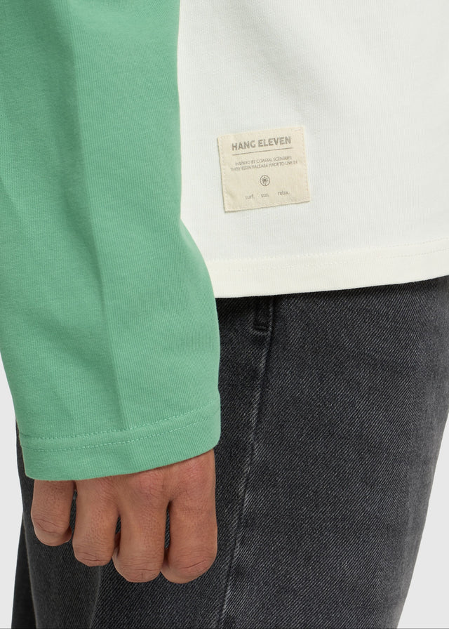 Colour Block Longsleeve - Green