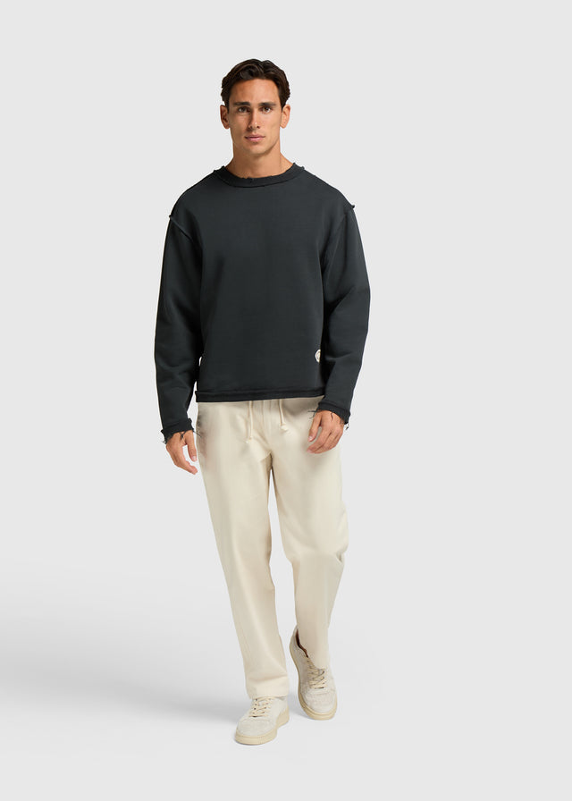 The Raw Crewneck - Off Black