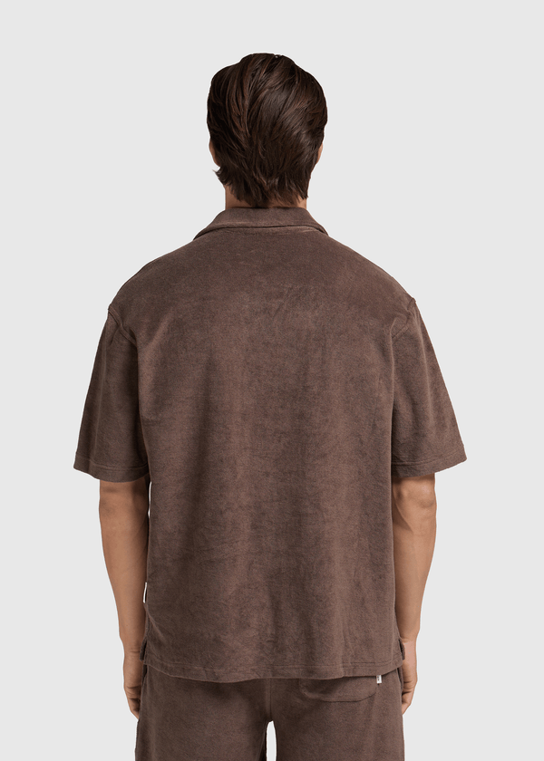 Toweling Shirt - Espresso