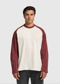 Colour Block Longsleeve - Red