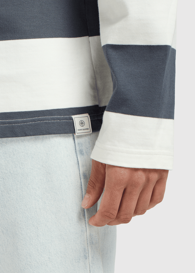 Big Stripe Longsleeve - Ombre Blue