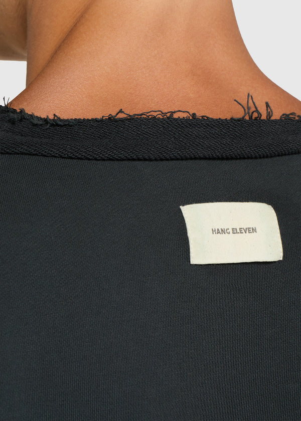 The Raw Crewneck - Off Black