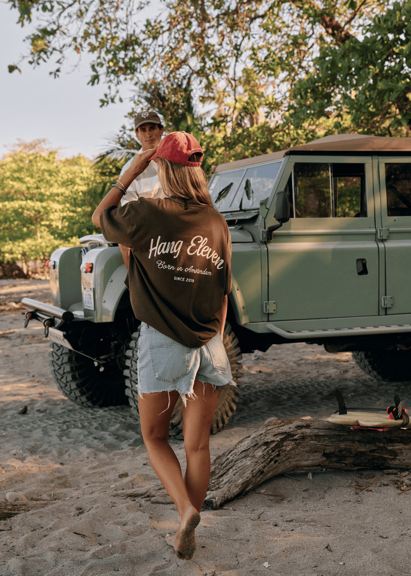 Born Tee - Washed Brown