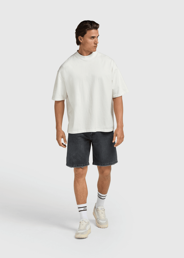 T-shirt ample vintage - Blanc