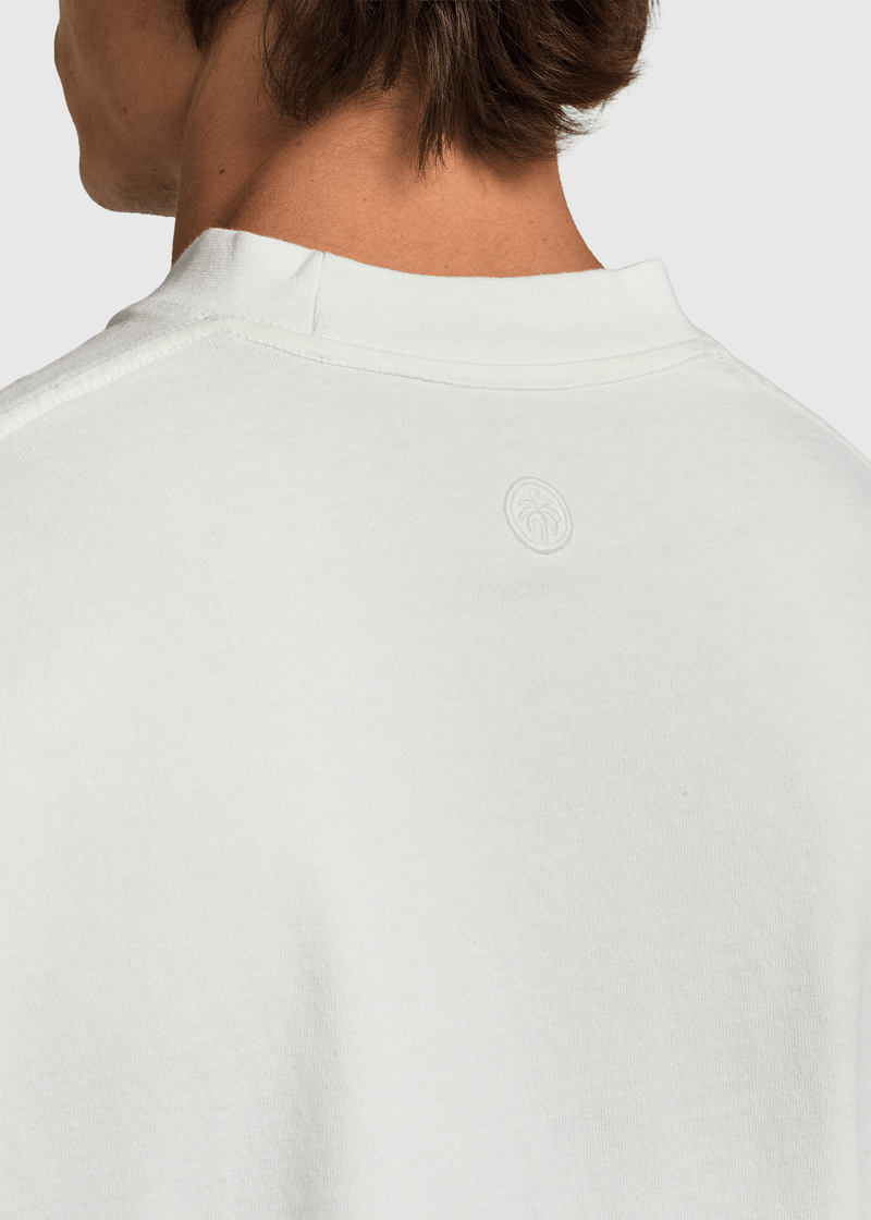 T-shirt ample vintage - Blanc