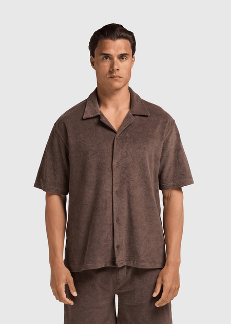 Toweling Shirt - Espresso