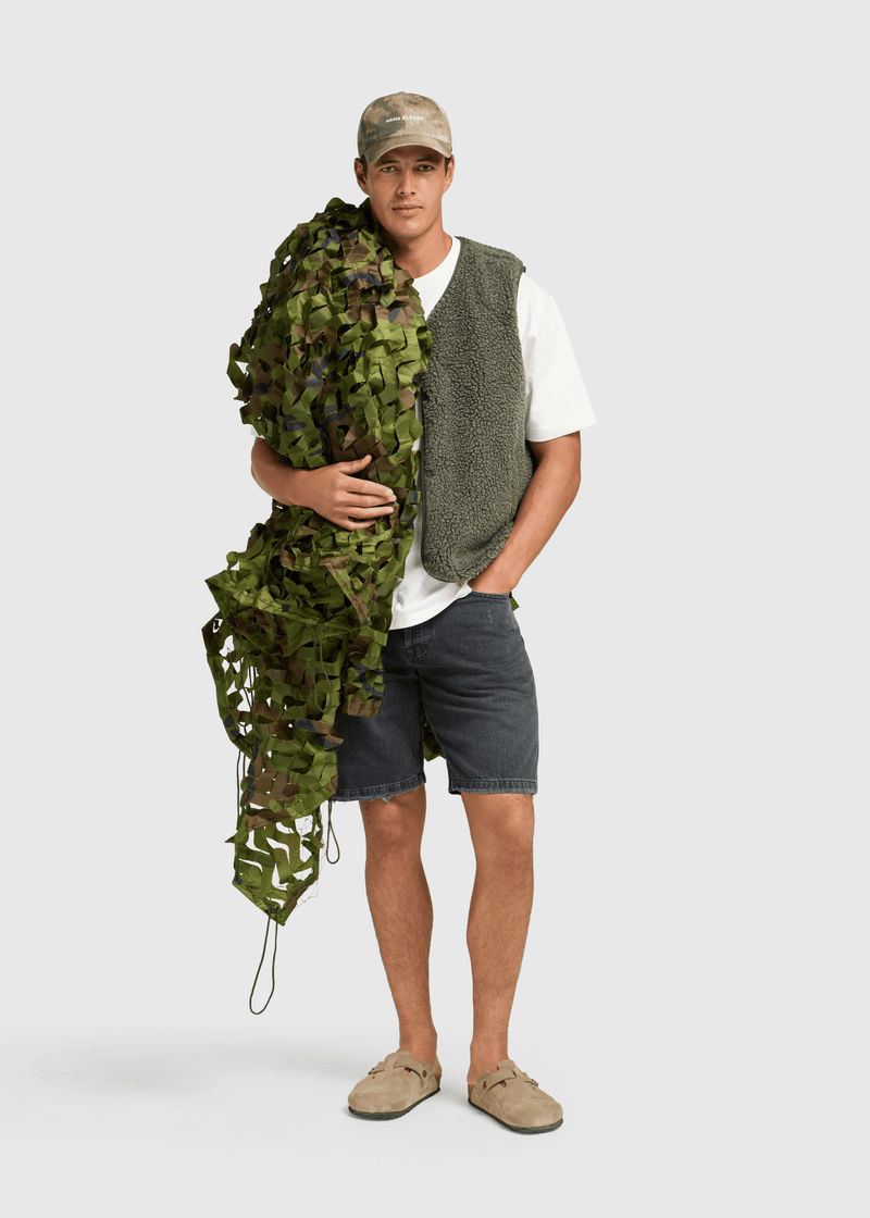 Premium Teddy Vest - Green