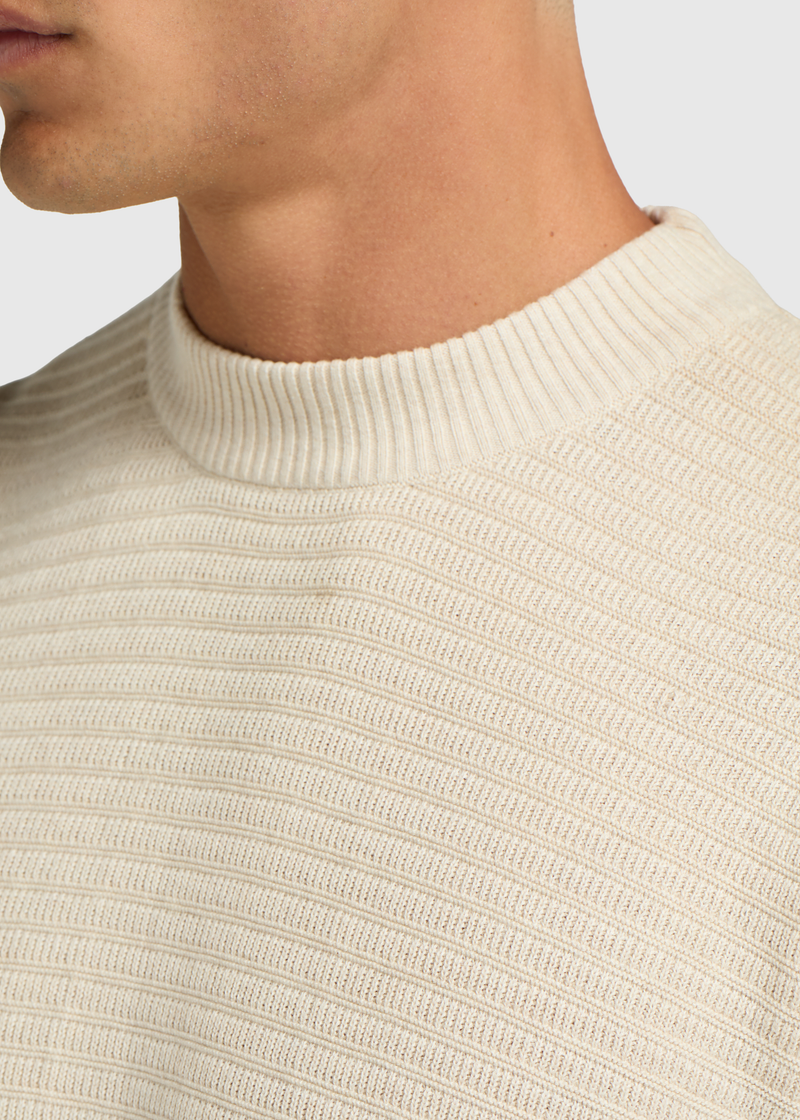 Fancy Structure Crewneck - Sand