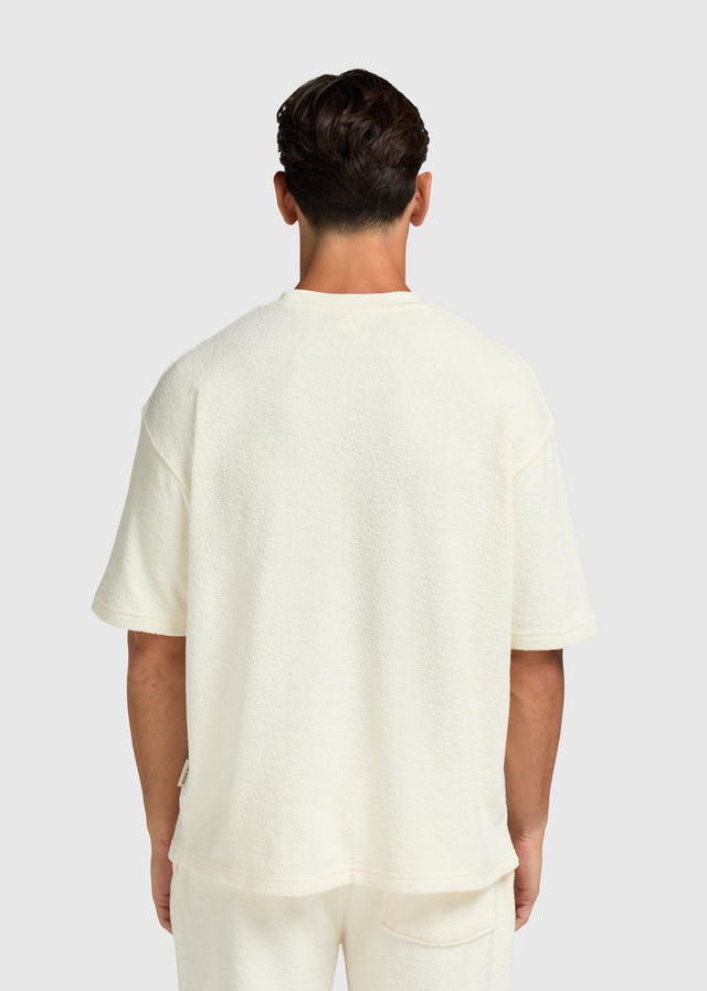 Toweling Bouclé Tee - Off White