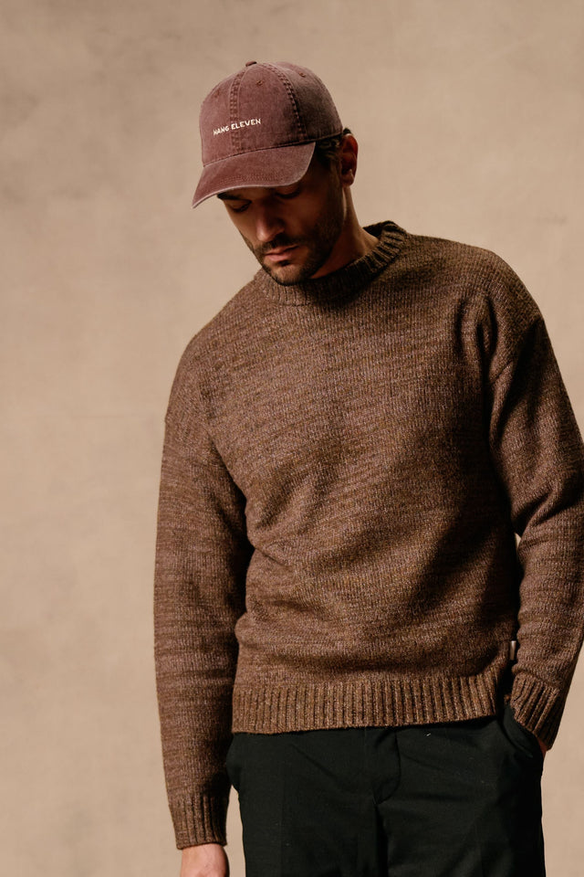 Casquette lavée - Marron