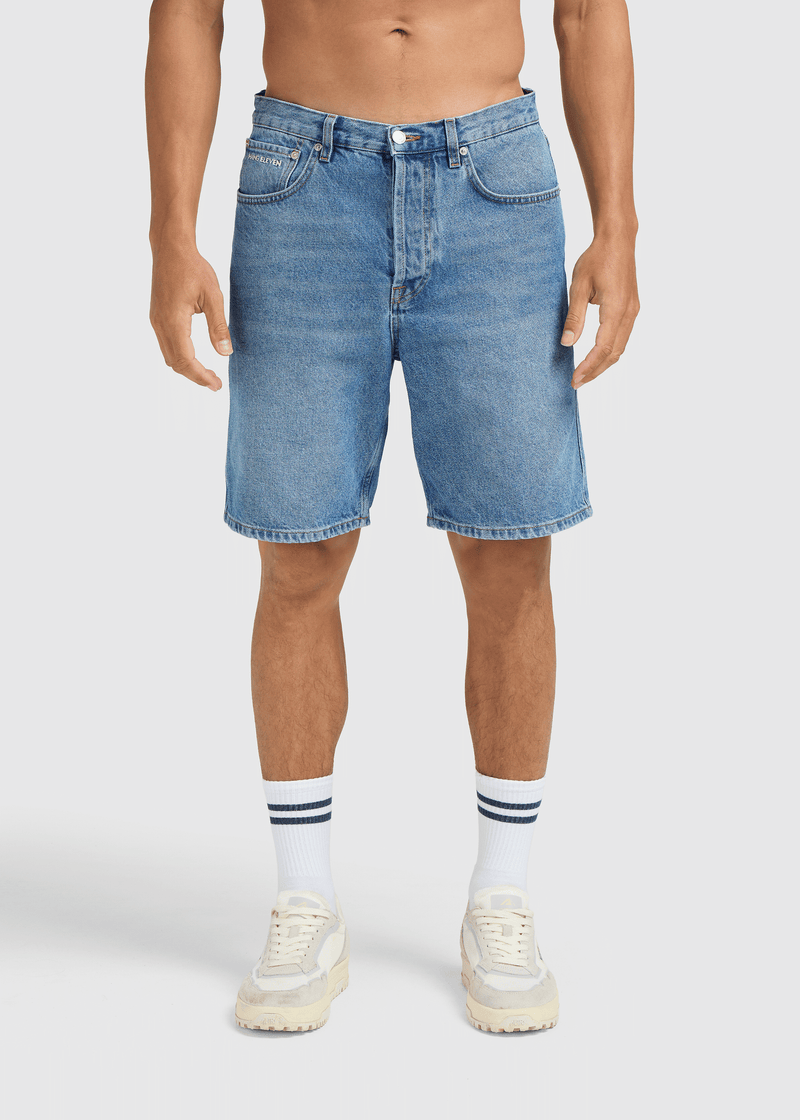 Clean Denim Short - Middle Blue