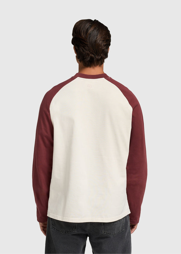 Colour Block Longsleeve - Red