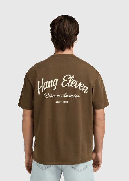 T-shirt Born - Marron délavé