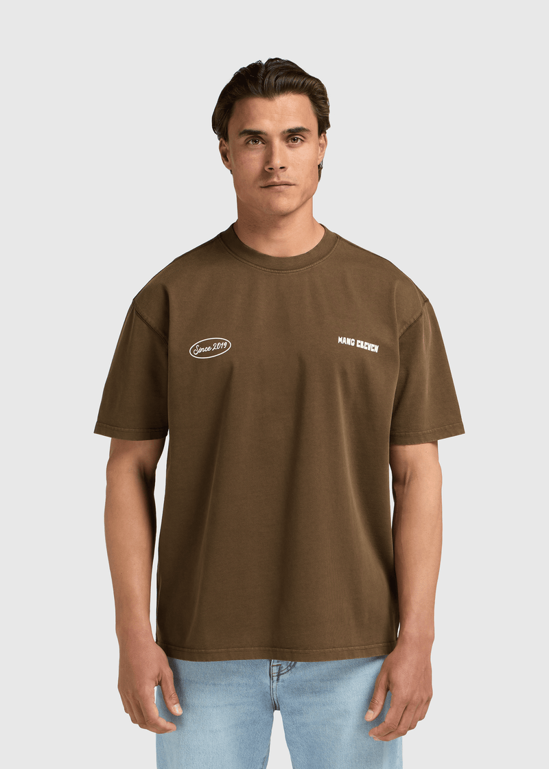 Drift Tee - Washed Brown