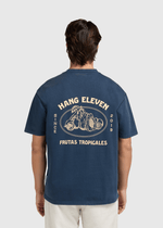 T-shirt tropical – bleu marine
