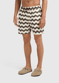Wave Swim Short - Brown