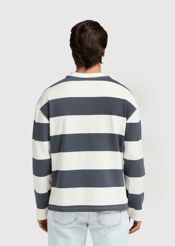 Big Stripe Longsleeve - Ombre Blue