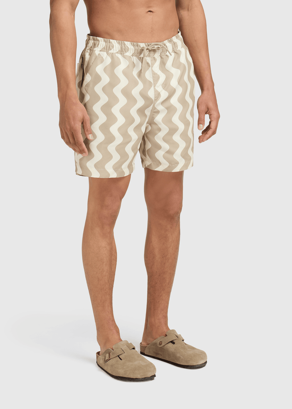Wave Swim Short - Sand
