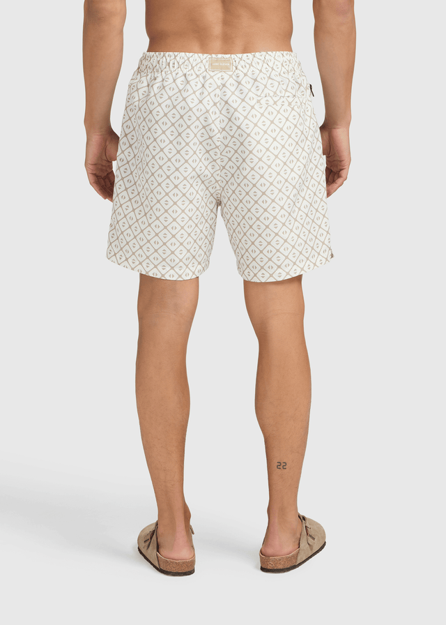 Diamond Badeshorts – Sand