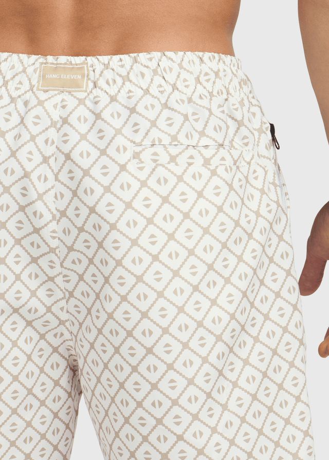Diamond Badeshorts – Sand