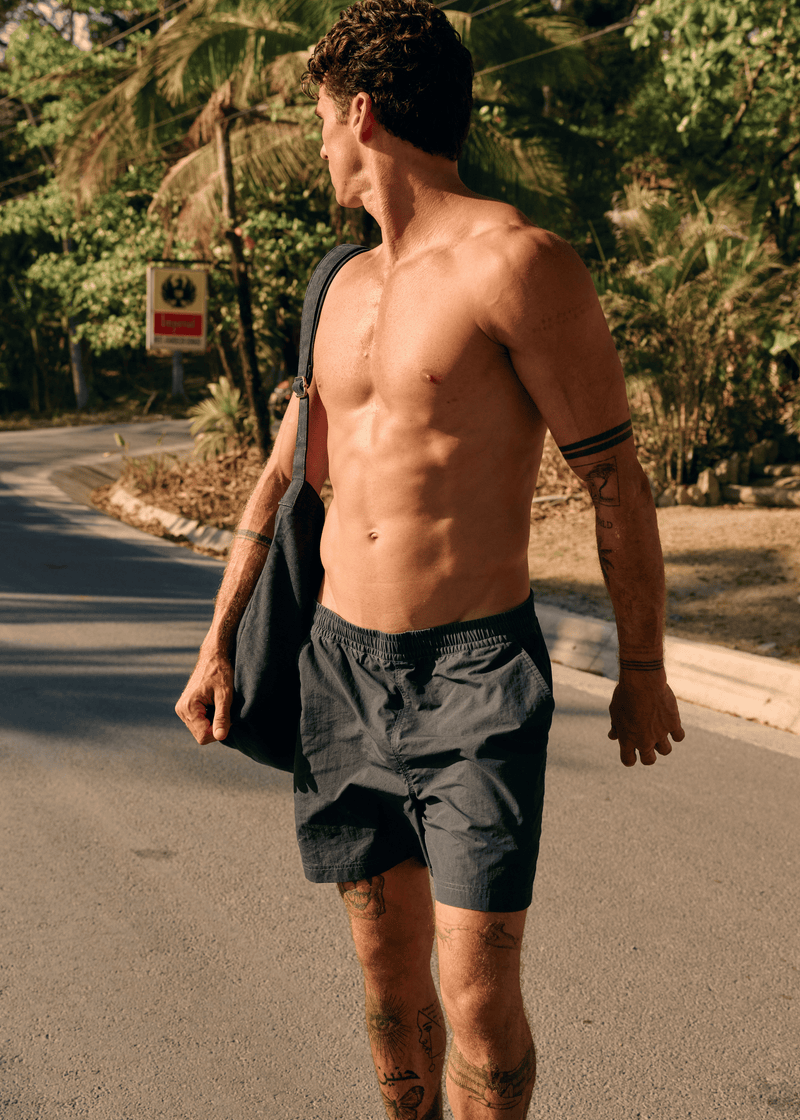 Washed Beach Short - Acid Wash