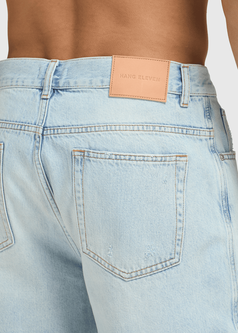 Clean Denim Short - Light Blue