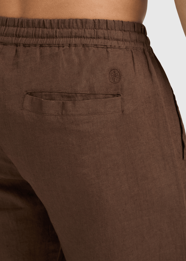 Die Leinenhose – Espresso