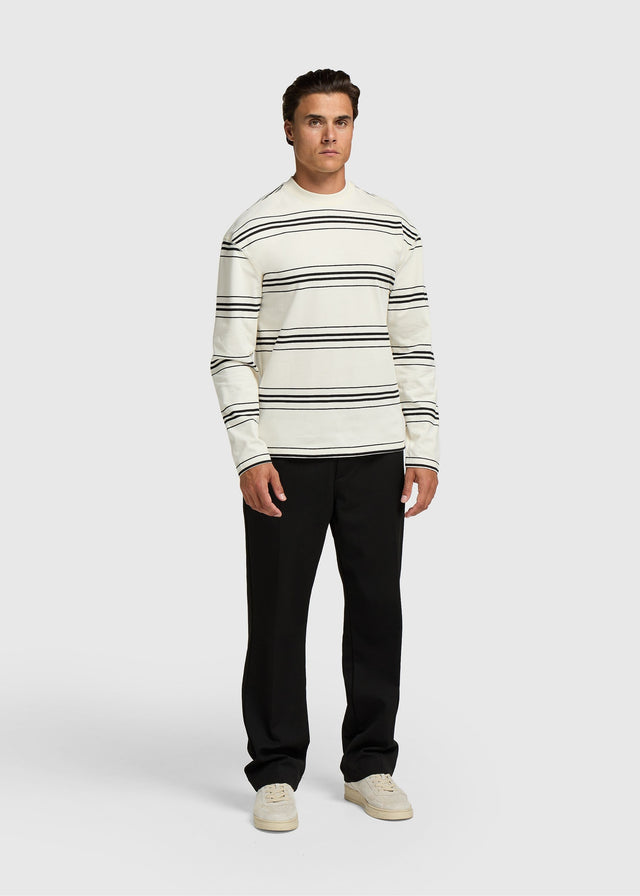 Lennon Stripe Longsleeve - Light Sand