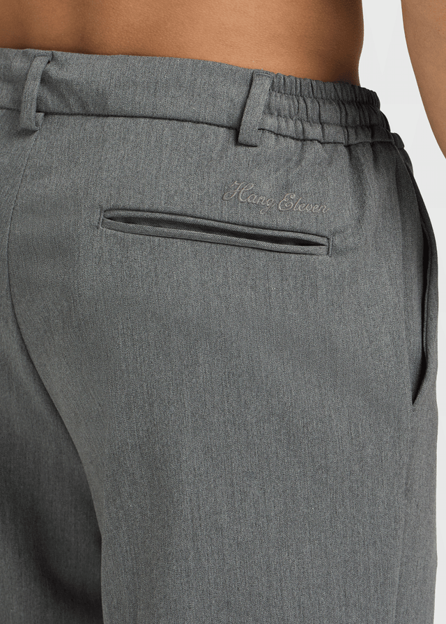 Die Hose mit weitem Bein – Anthrazit
