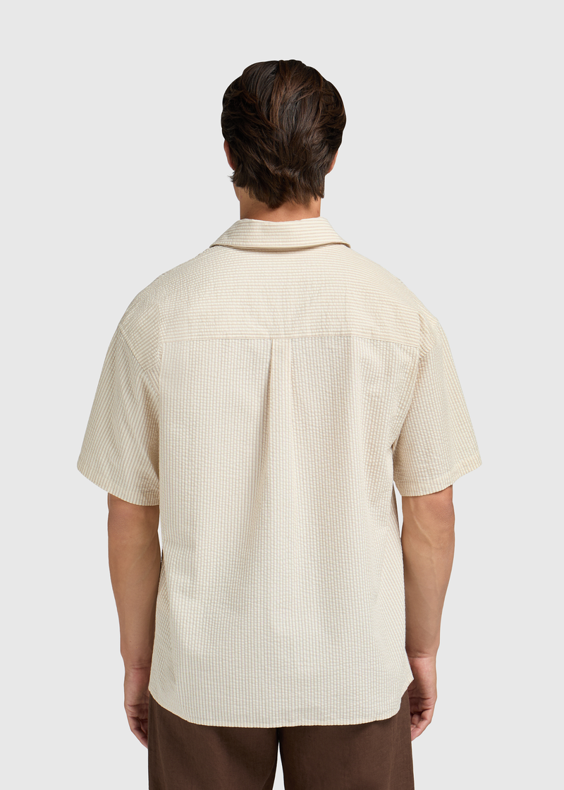 Striped Summer Shirt - Striped Sand
