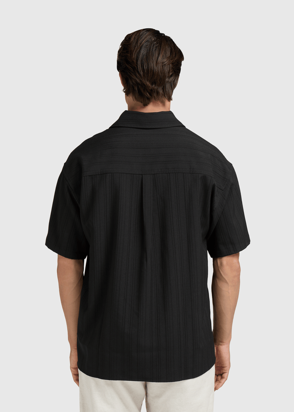 Jacquard Summer shirt - Black