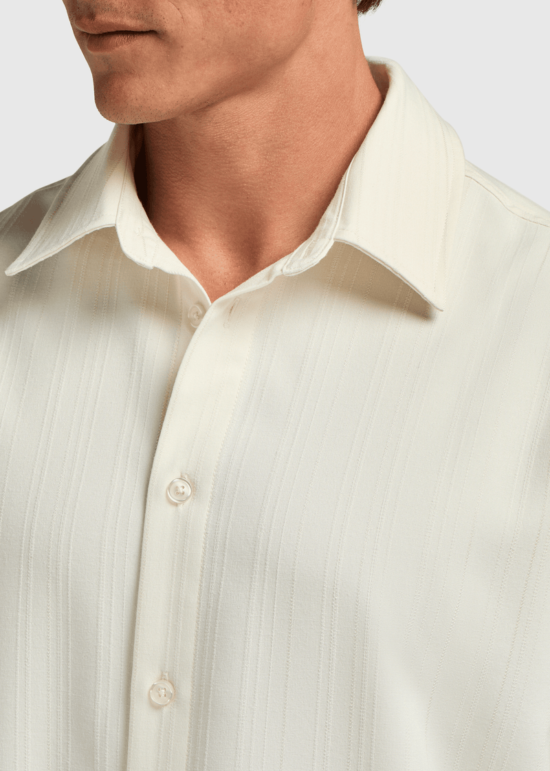 Jacquard Summer Shirt - Sand