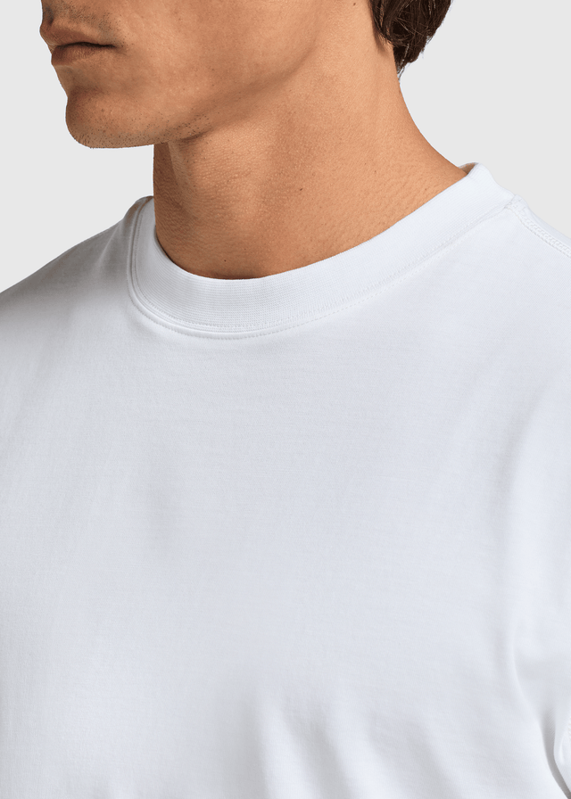 Reguläres Basic T-Shirt – Weiß