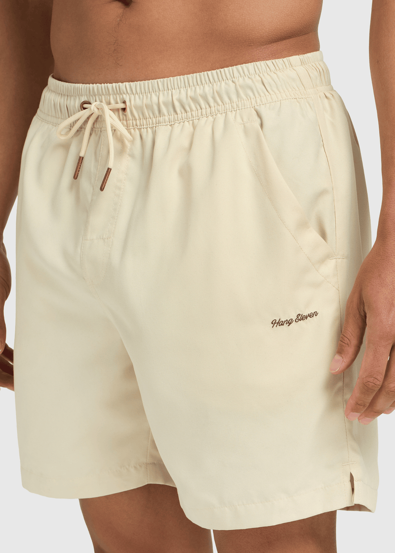 Solid Swim Short - Sand