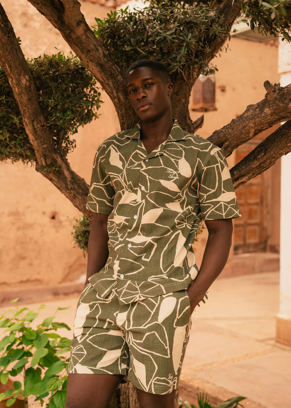 Plants Slub Shirt - Green