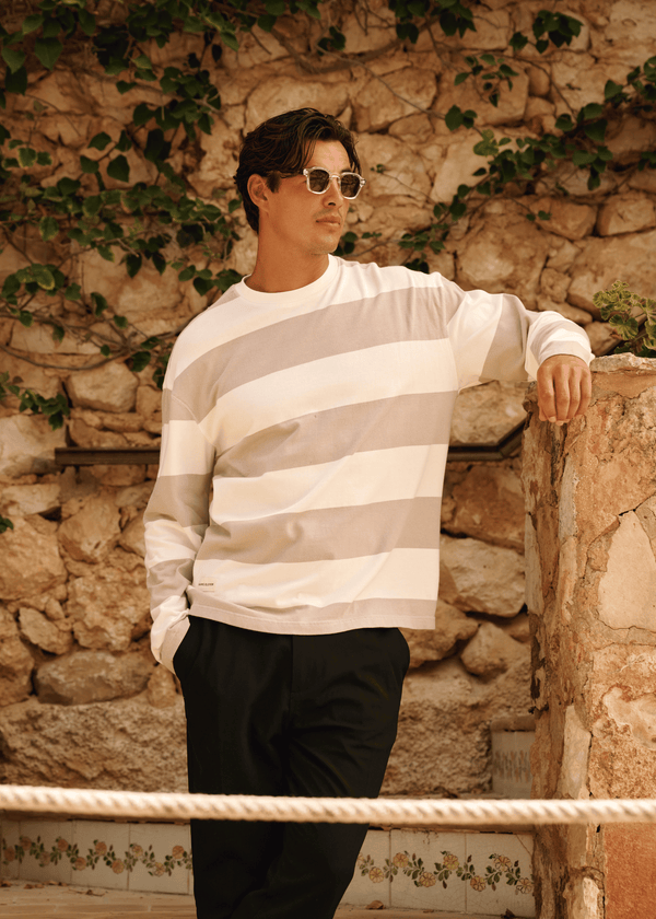 Big Stripe Longsleeve - Dove