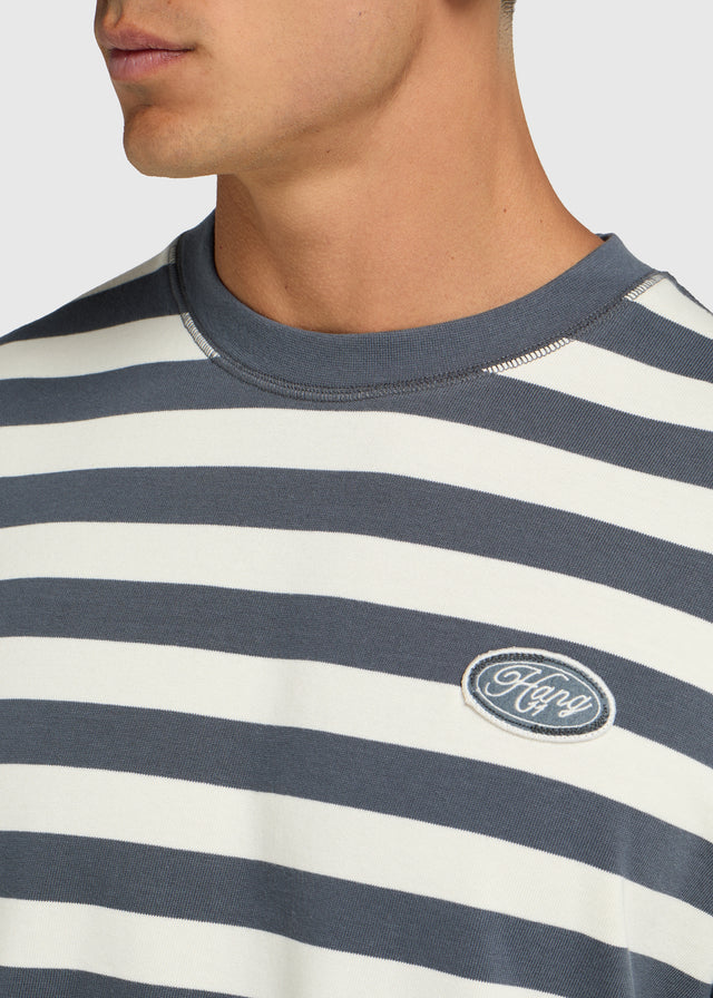 Badge Longsleeve - Ombre Blue