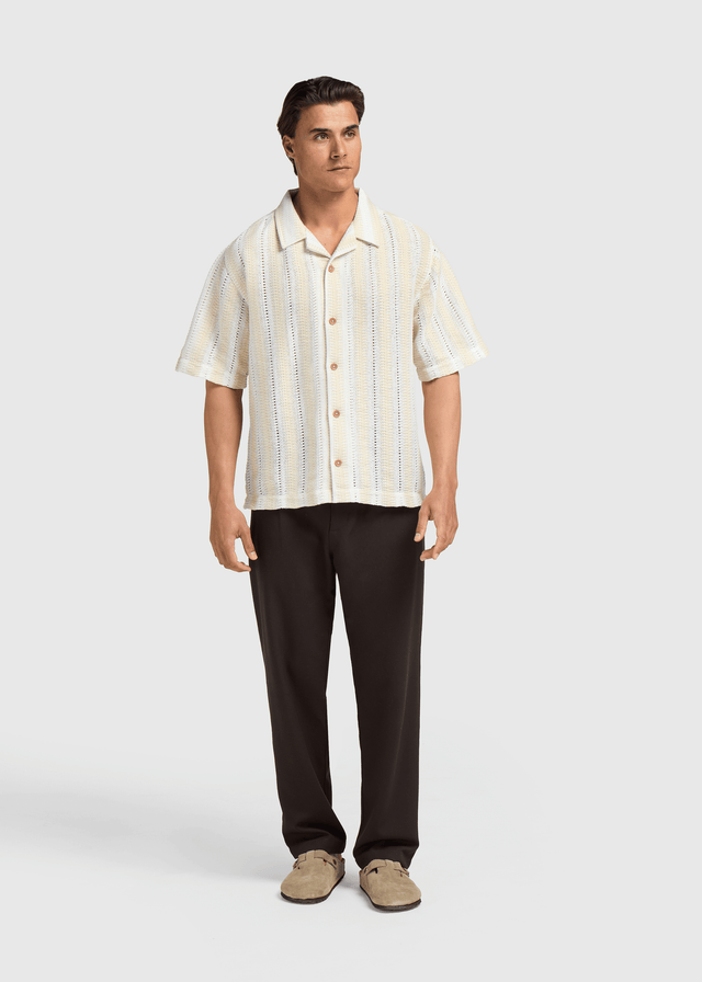 Zigzag Shirt - Sand